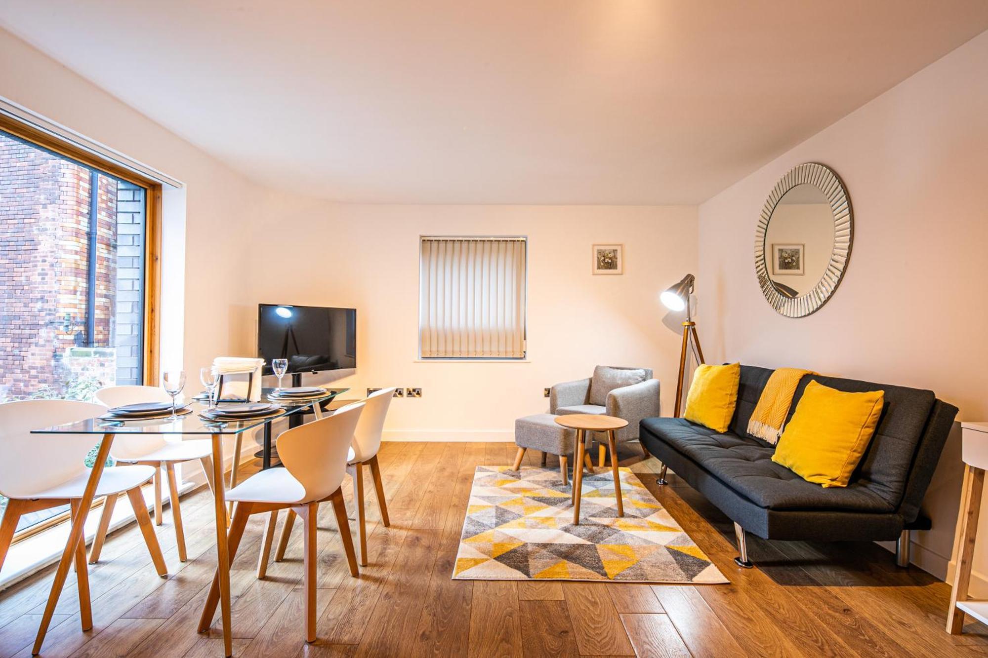 Stylish 2 Bed Apt 18 - City Centre, Free Parking, Espresso Machine & Netflix - Hosted By Stay Host Save Sheffield Exteriör bild